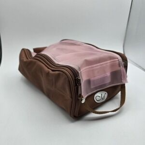 Creative Memories Memory Mate Tool Tote Scrapbooking Stamping Storage Pink Brown